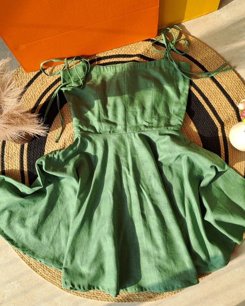 Emerald Breeze Dress
