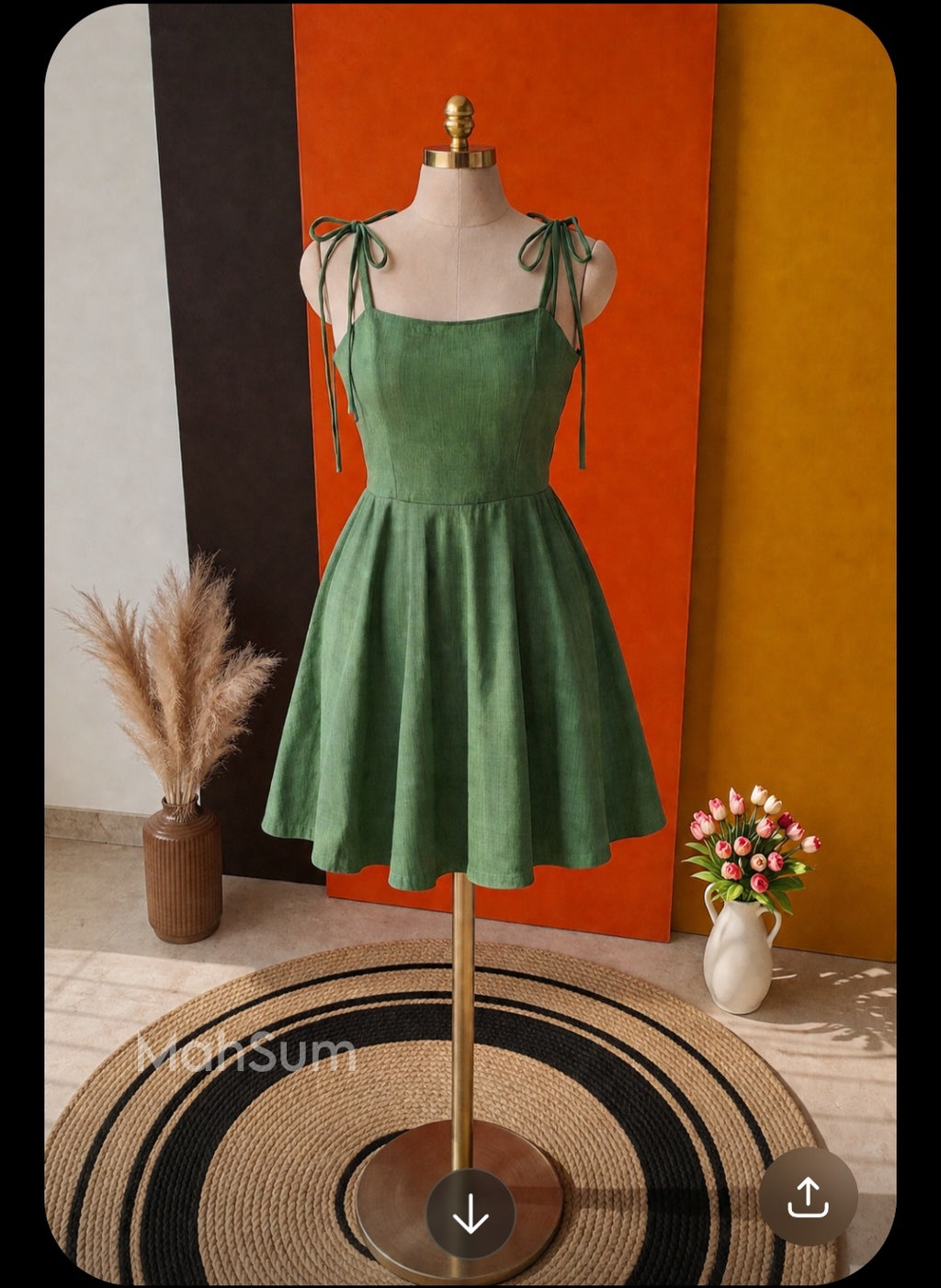 Emerald Breeze Dress