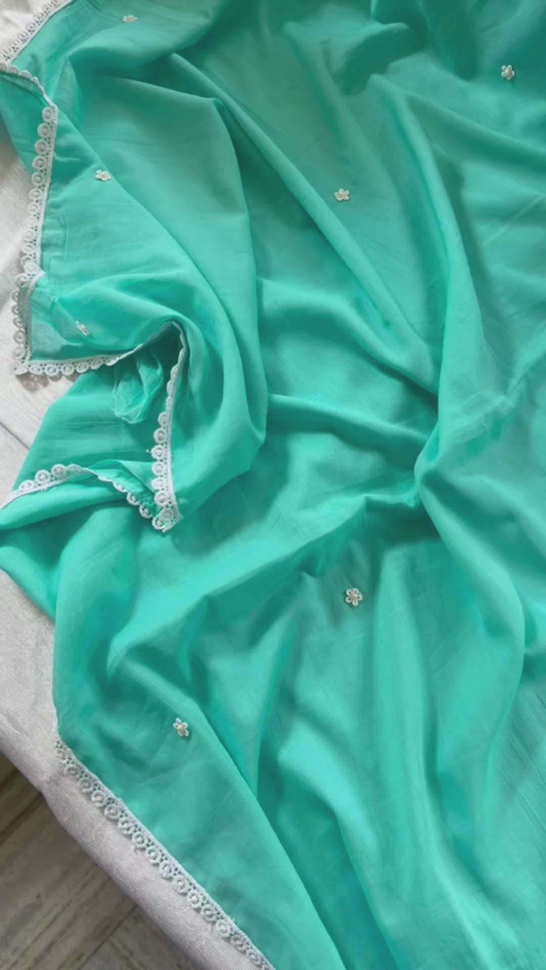 The Lace Story Saree