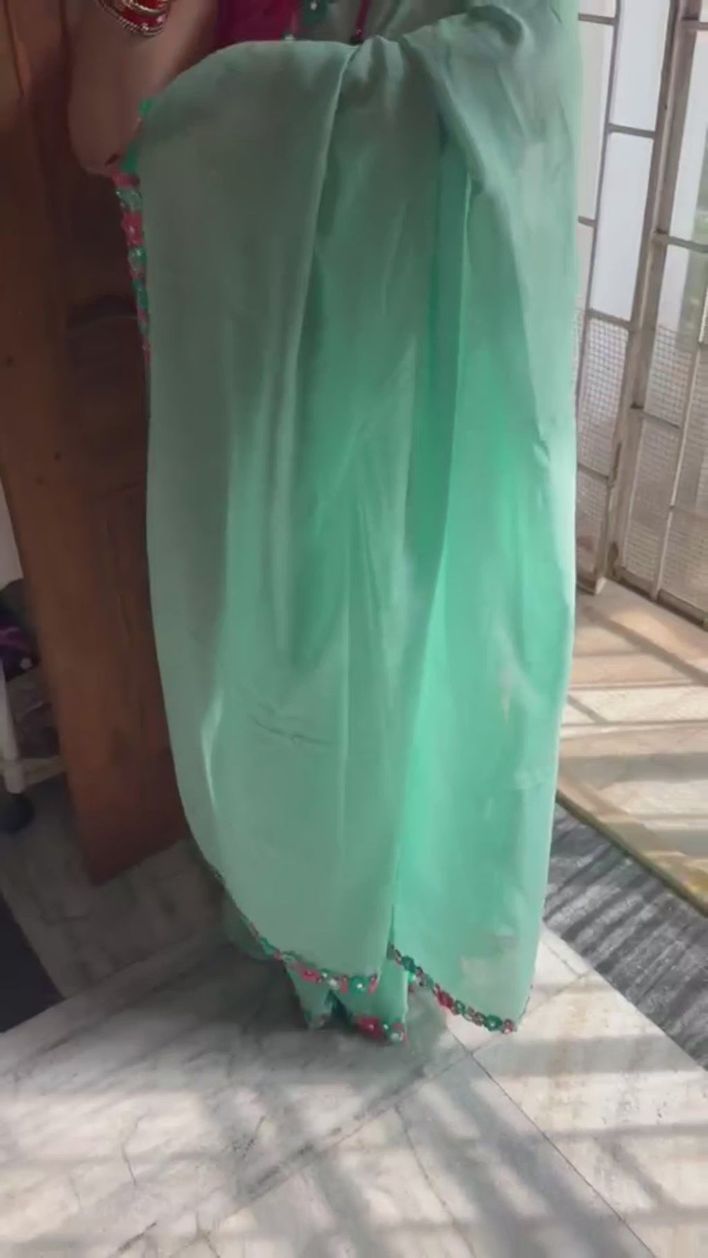 Gul-mishri Saree