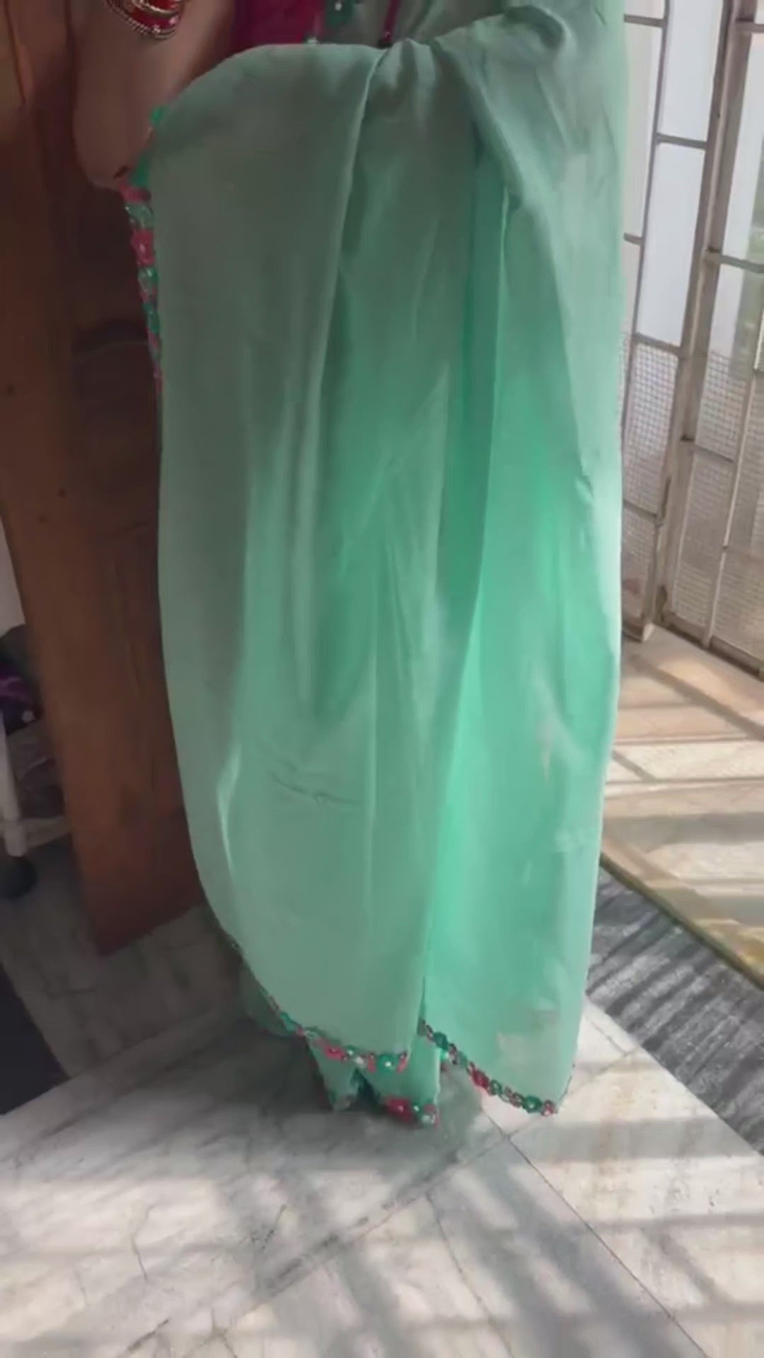 Gul-mishri Saree